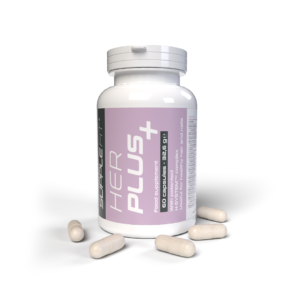 Nahrungsergänzungsmittel in Kapseln HER PLUS + Mit dem patentierten Komplex H-SYSTEM™