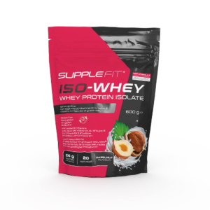 SuppleFit Iso-Whey, Haselnussgeschmack Mit Magnesium und Präbiotika